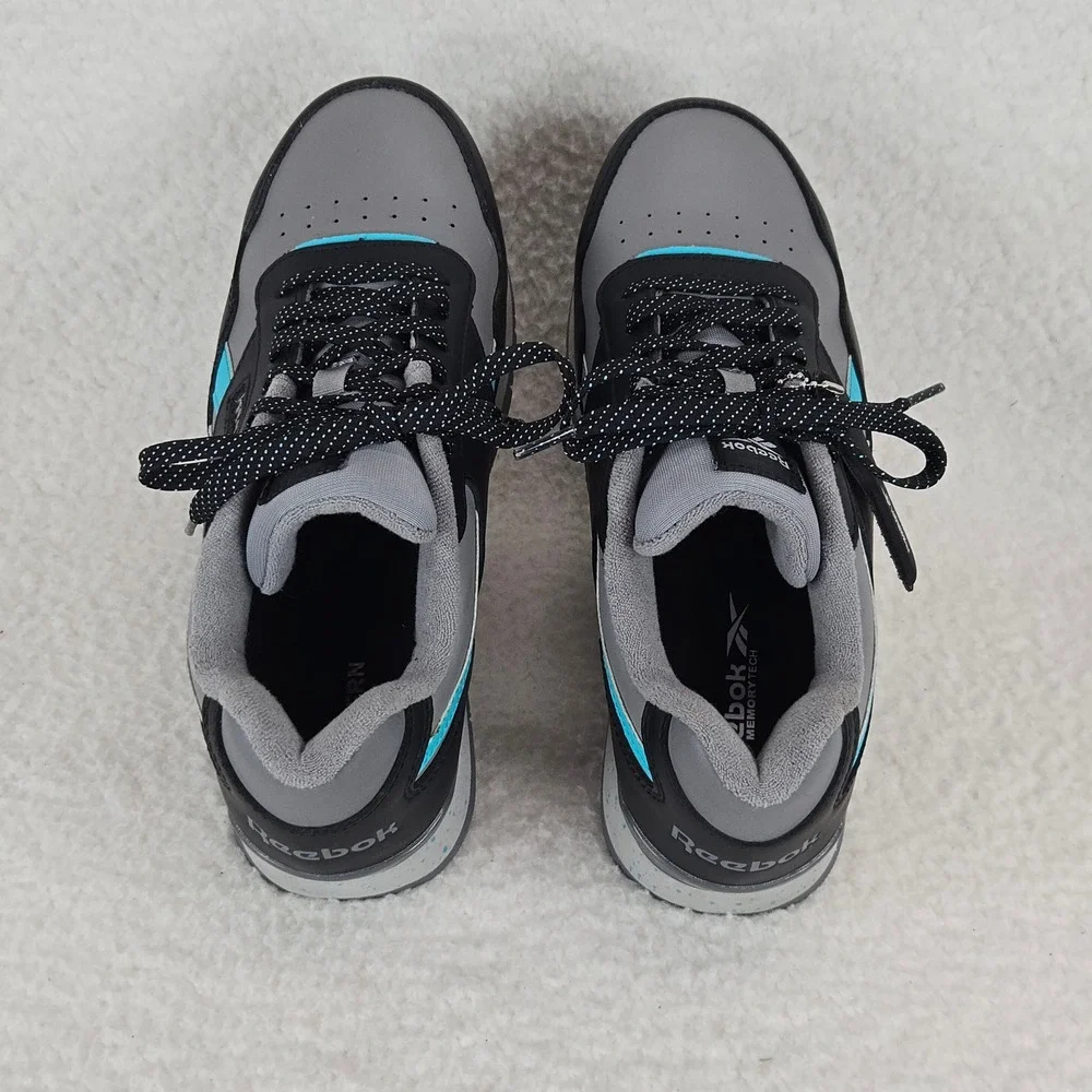 Reebok Harman Womens RB982 Composite Toe Work Sneaker 9W Grey Teal EH SR 9